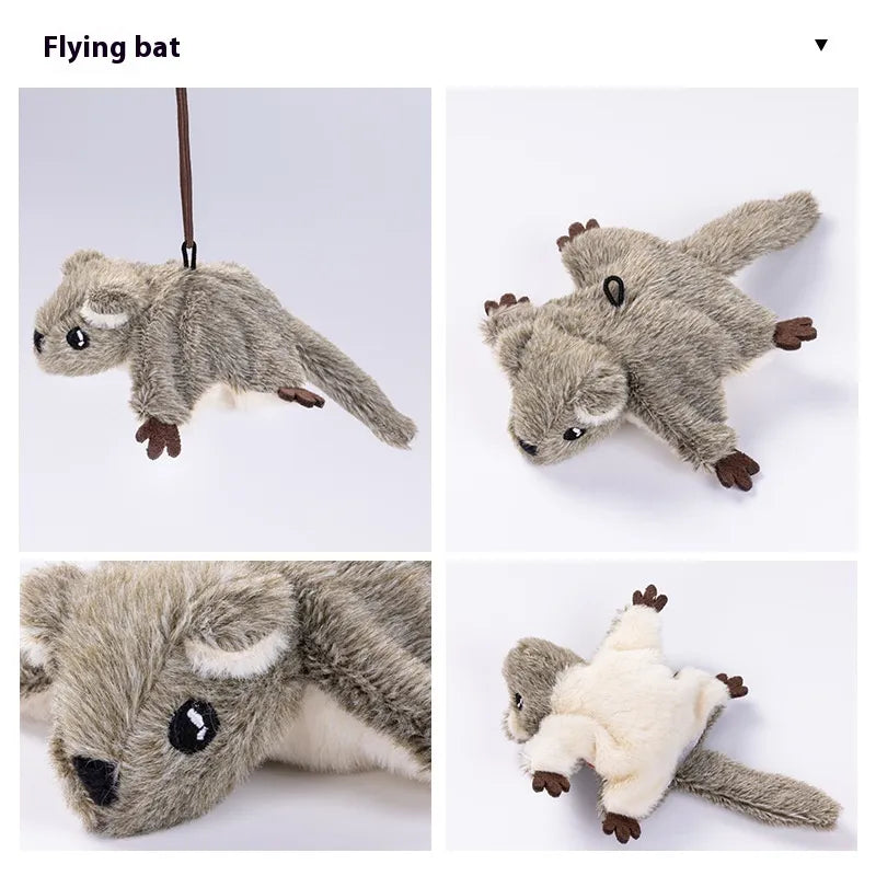Chirping Plush Cat Play Bird™