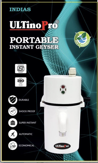 Instant Electric Water Geyser For Home | Kitchen | Bathroom etc. ABS Body- Shock Proof, Electric Saving