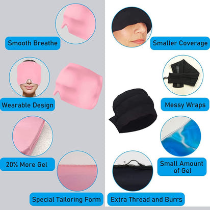 Hydrogel Ice Compress Head Cover