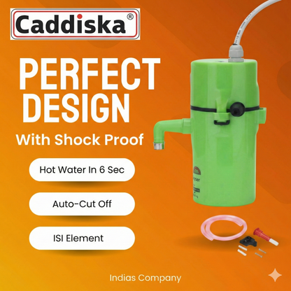 Instant Electric Water Geyser For Home | Kitchen | Bathroom etc. ABS Body- Shock Proof, Electric Saving