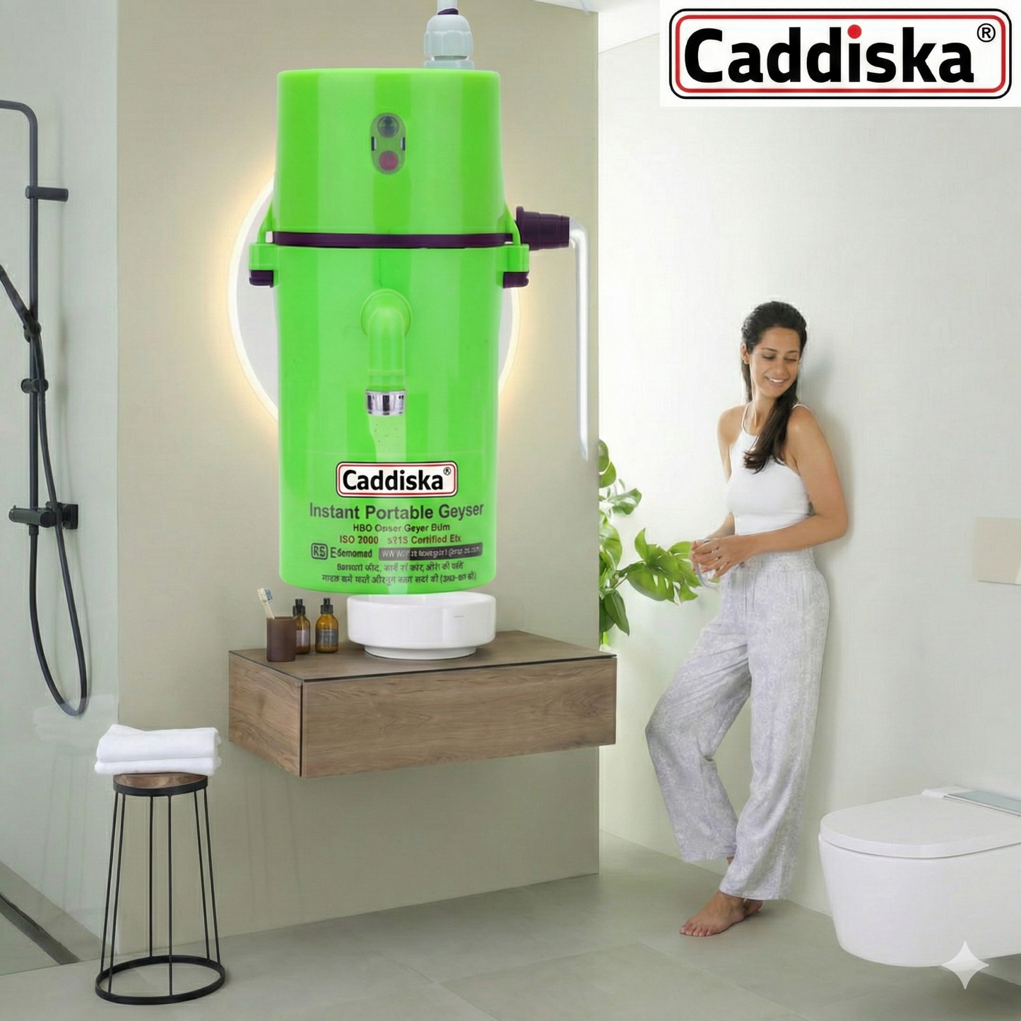 Instant Electric Water Geyser For Home | Kitchen | Bathroom etc. ABS Body- Shock Proof, Electric Saving