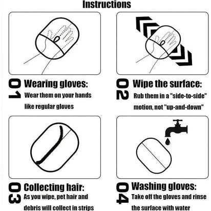 Pet Hair Remover Glove