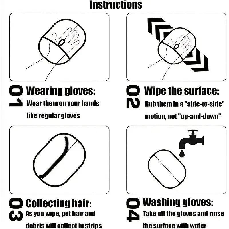 Pet Hair Remover Glove
