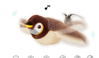 Chirping Plush Cat Play Bird™